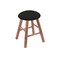 Holland Bar Stool Co Maple Vanity Stool, Medium Finish, Canter Red Seat RC18MSMed003 - alternate 1